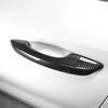 4PCS Carbon Fiber Style Door Handle Cover Trim For Genesis G70 Car-Styling Exterior Parts Accessories LHD