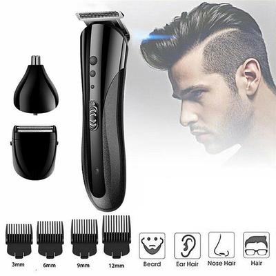 3 In 1 Hair Trimmer Rechargeable Electric Nose Hair Clipper Razor Beard Shaver