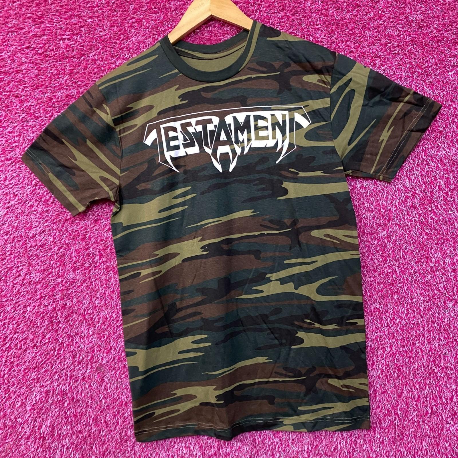 Testament Bay Area Thrash Camo T-Shirt 4XL