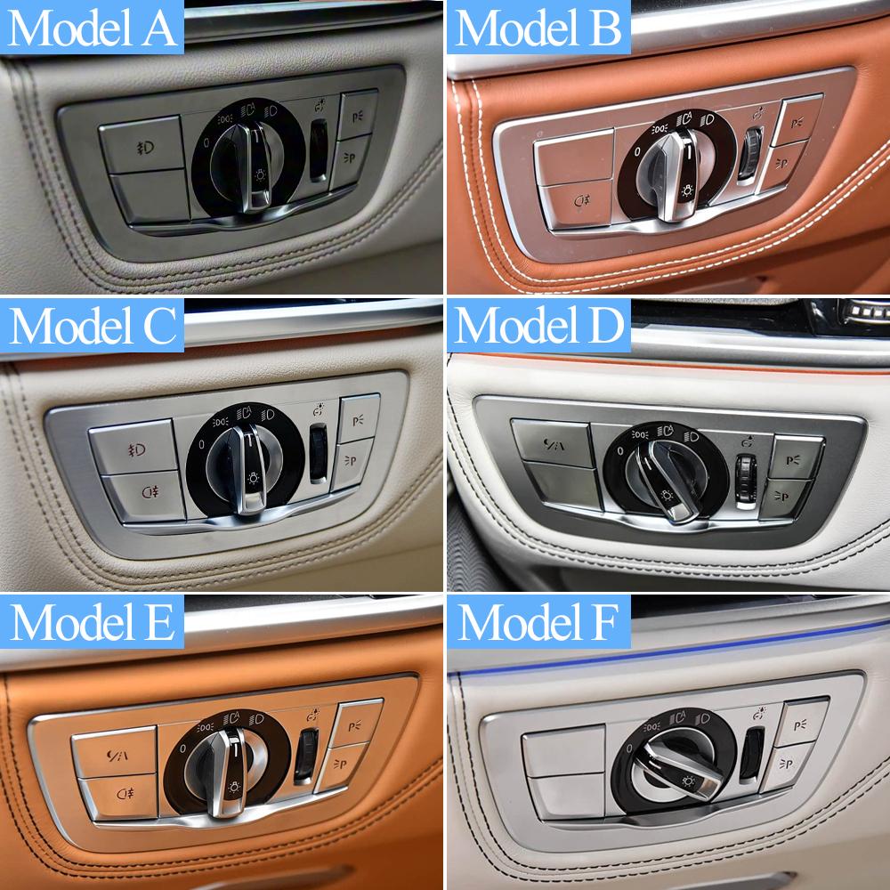G11 G12 Panel Osłony Pokrętła Przełącznika Obrotowego Deski Rozdzielczej Lampki Samochodowej Dla BMW Serii 7 2016-2022 61319472978