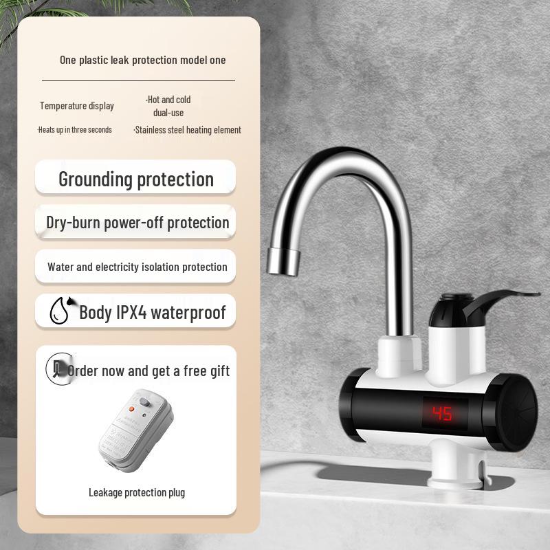 Huijiakang Dual-Use Instant Hot & Cold Electric Kitchen Faucet