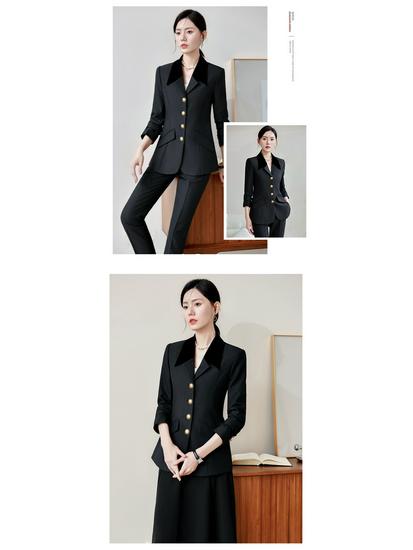 Autumn/Winter Elegant Two-Piece Casual Suit - High-Sense Blazer Jacket with Chic Style