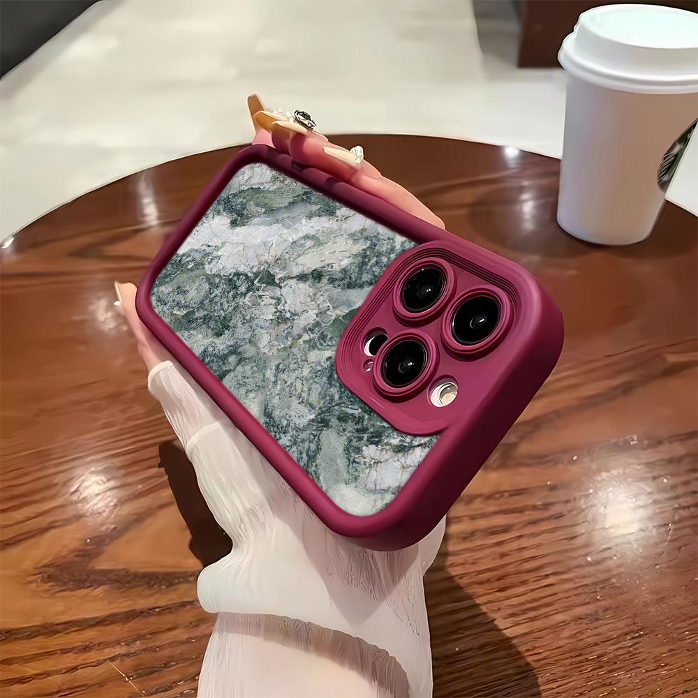 Marble Pattern Phone Case For IPhone 17 Air 16 Pro Max 15 14 13 12 11 Soft Cover For IPhone 16 15 14 Plus Case Cover Funda