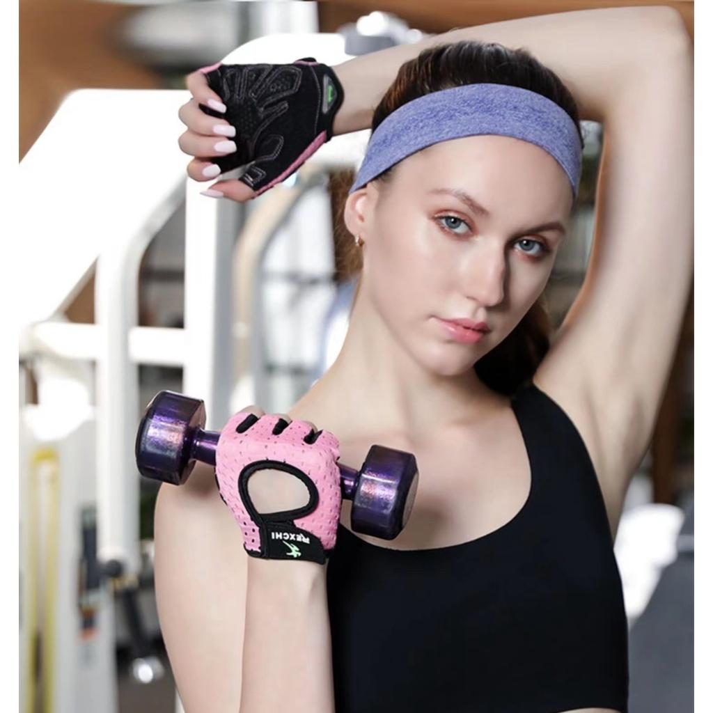 Fitness rukavice pro muže Ženy Poloprsté sportovní jezdecké rukavice Prodyšné rukavice do posilovny odolné proti opotřebení Protiskluzové rukavice na horizontální činku
