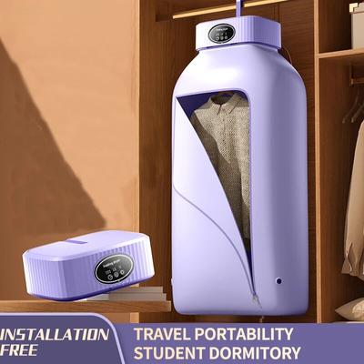 Dryer Electric Clothes Dryer Multifunctional Portable Compact Foldable Laundry Dryer Machine with Dryer Bag and Time Setting