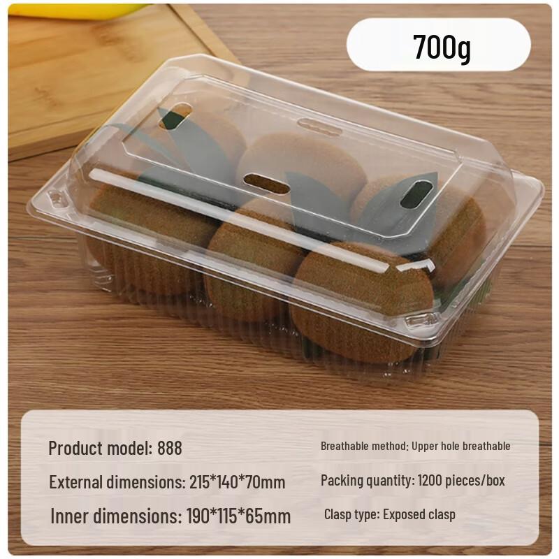 Disposable Plastic Fruit & Takeaway Food Containers