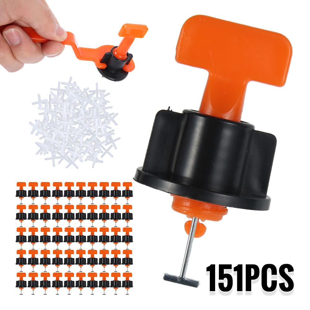

System Kit 50pcs Tile Leveler Spacers 100pcs Cross Tile GapWrench Reusable Ceramic Tile Installation Tool for Building