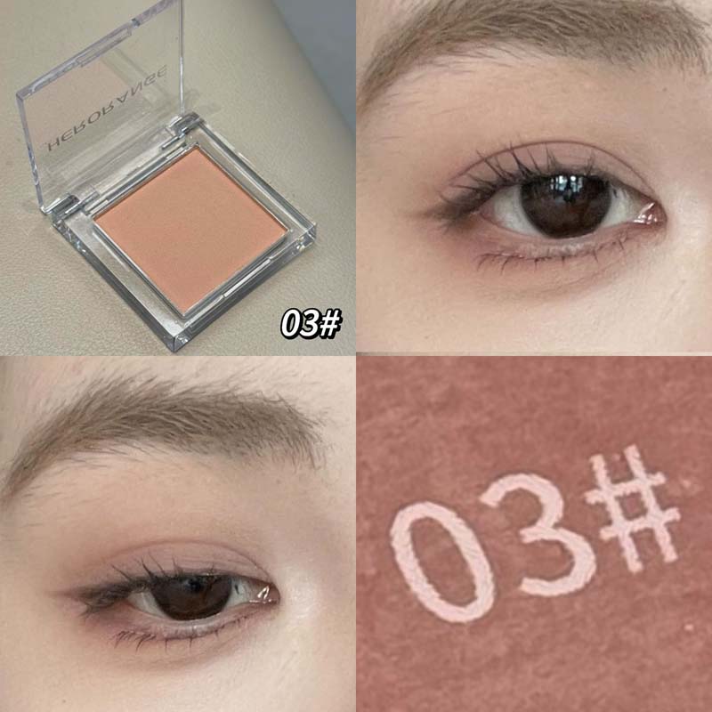 Makeup Yellow Matte Nude Eyeshadow Cream Silky Waterproof Soft Eye Shadow Pigment Green Blue Purple Monochrome Glitter Eyeshadow