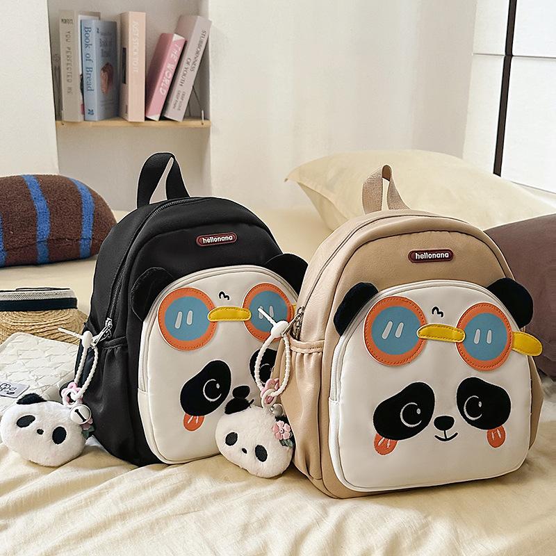Schoolbag kindergarten school bag children boys and girls boys go out small backpack new lightweight panda girl baby backpack