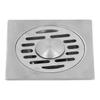 Stainless Steel Floor Drain Self Sealing Washing Machine Floor Strainer for Kitchen BathroomHigh Gloss Dual Use