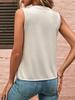 Elegant Pleated V-Neck Vest - 2025 Summer Fashion for Women