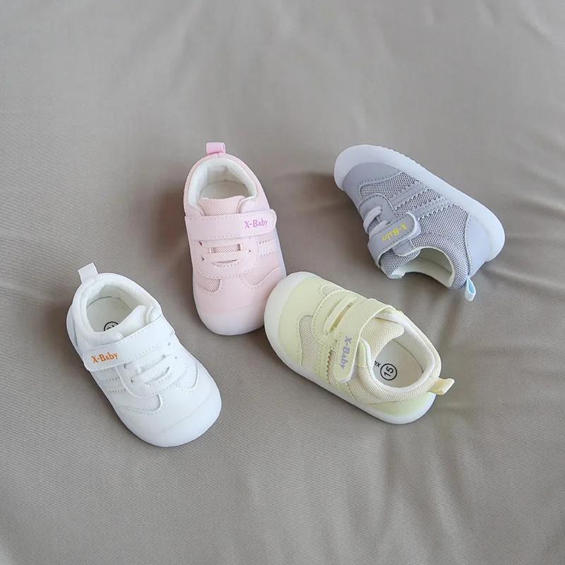 2024 Children Shoes Spring Comfort Breathable Soft Soled Baby Walking Shoes Lovely Anti Slip Outdoor Sneakers Zapatos De Bebes
