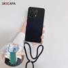 G 96 86 Crossbody Necklace Lanyard Case for Motorola Moto G96 G86 Power G85 G84 G75 G56 Camera Protect Silicone Soft TPU Cover
