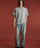 IL CORSO Ringer Striped Pocket Short Sleeve T-Shirt Gray