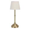 Cordless Table Lamp with Pleated Fabric Shade Aluminum Dimmable Rechargeable Bedside Night Light for Home Restaurant