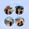 Breathable Wide Brim Sun Hat Adjustable Fisherman Sunshade Cap Western Cowboy Hat  Summer