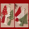 Christmas Tree Macrames DIY Kits for Adult Beginners XmasTree Wall Decoration