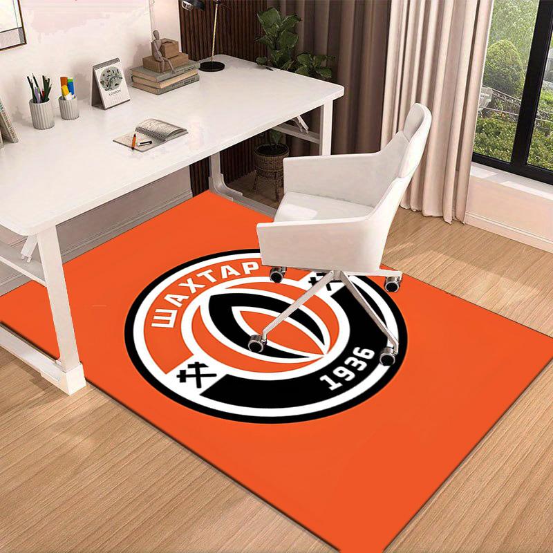 Shakhtar Donetsk Crest Design Area Rug Office rug, Chair Rug, Decor Carpet Livingroom bedroom Mat, Large Size Fan gifts Christmas gifts