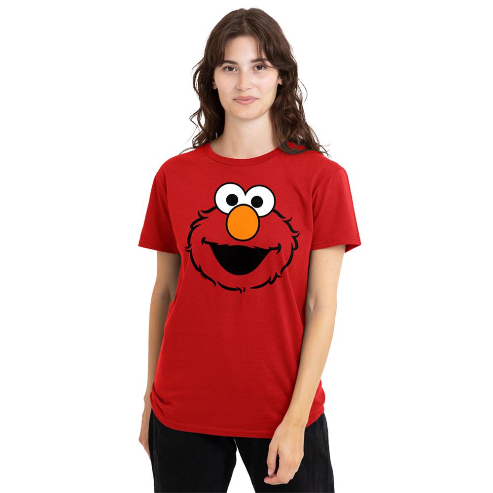 Sesame Street Unisex Adult Elmo T-Shirt