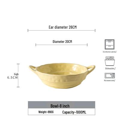 Japanese Style Ceramic Noodle Soup Bowl