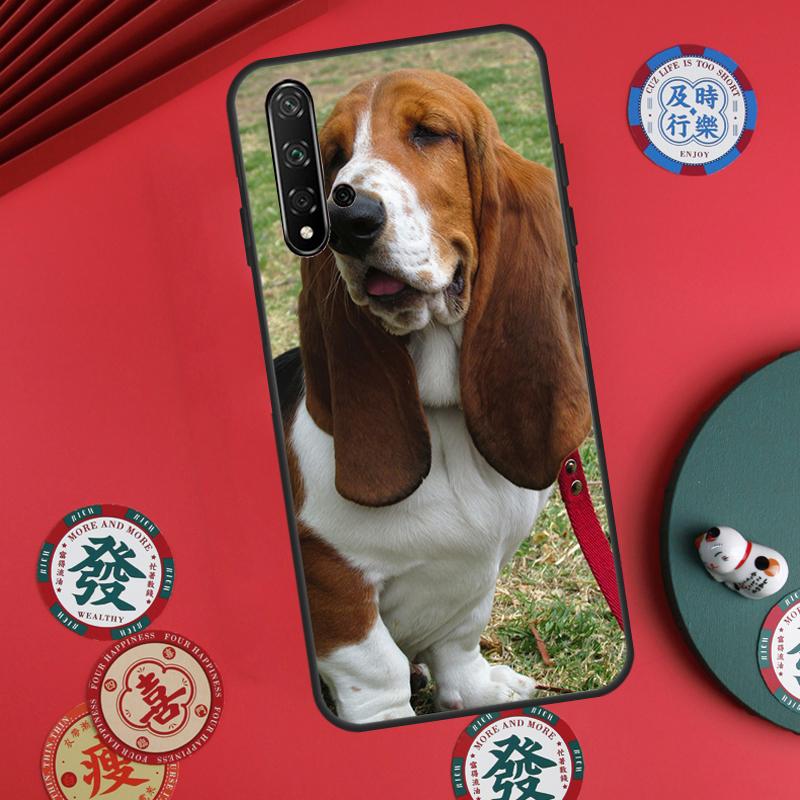 Basset Hound Dog For Huawei Nova Y60 Y70 Y90 Y72 Y73 Y61 Y91 7i 8i 11i 12i 12s 9 10 SE P20 P30 P40 Lite Case