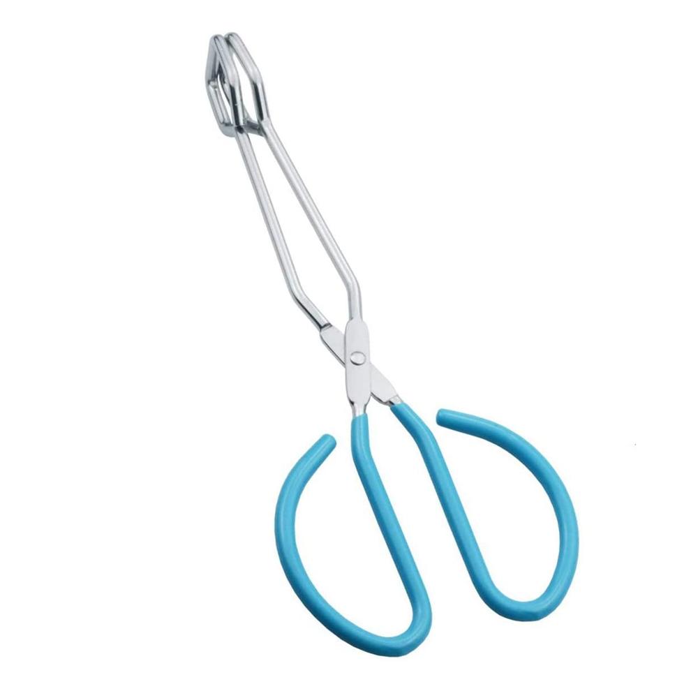 Steel Handles Baking Pastry Cooking Kitchen Supplies BBQ Tools Barbecue Clamp Food Scissor Tongs