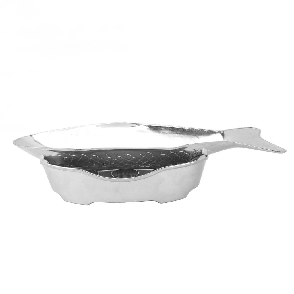 Fish Shaped Grilling Pan Uniform Heating Aluminum Alloy Fish Serving Pan for Hotel Restaurants
