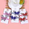 2pcs/set New Cute Princess Butterfly Hair Clips Girls Hairpins Crystal Butterfly Hair Clips Children Kids Hair Accessories