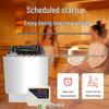 Stufa per sauna ad alta potenza in acciaio inossidabile con controllo esterno per uso commerciale e domestico