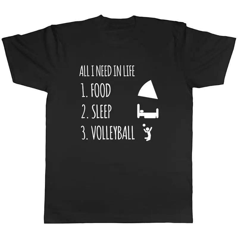 Volleyball Food Sleep T-shirt