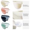 Sink Basket Triangular Draining Sink Rack Suction Cup Plastic Kitchen
