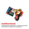 Mini DC 4,5V-35V 5A PWM Motor Drehzahlregler Modul Drehzahlregler Steuerung Einstellplatine Schalter mit LED Dimmer & Drehknopf