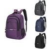 Backpack Simple Style Schoolbag Outdoor Travel Bag Large Capacity Computer Bag