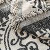 Nordic Tassel Throw Blanket Geometry Cotton Sofa Cover Towel Anti-cat Scratch Protection Covers Sofa Blanket Carpet Four Seasons