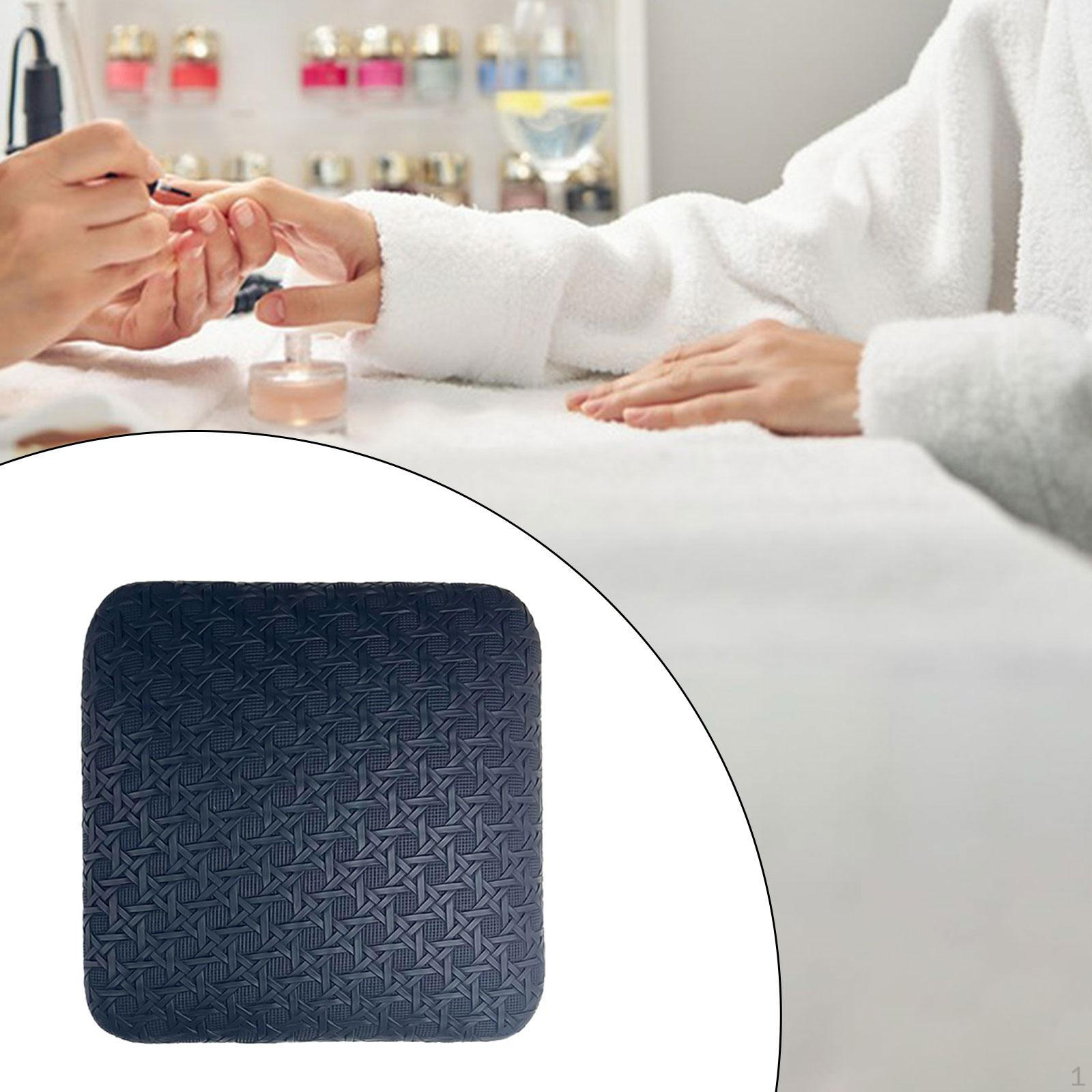 

Подставка для ногтя, подставка для локтя, мягкая, легко моется, нескользящая накладка из микрофибры black weave