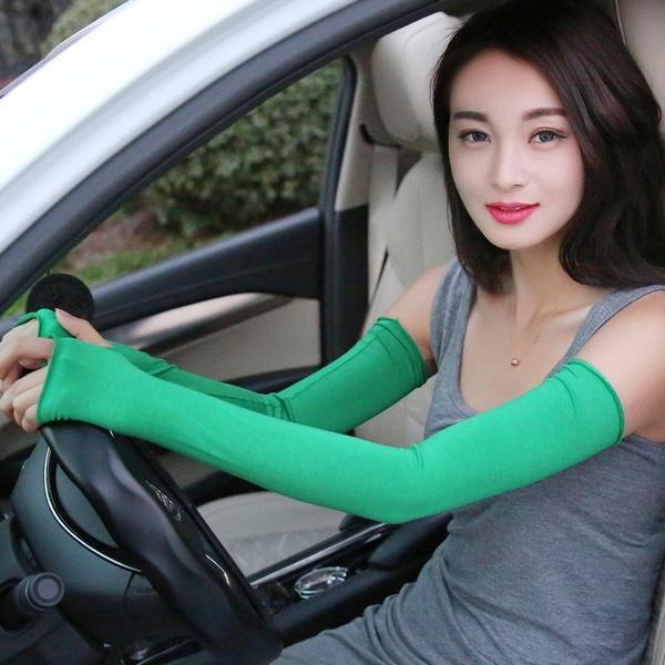 

1 пара женских хлопковых длинных перчаток без пальцев с УФ-защитой от солнца и гольфа, перчатки, варежки (16 цветов)