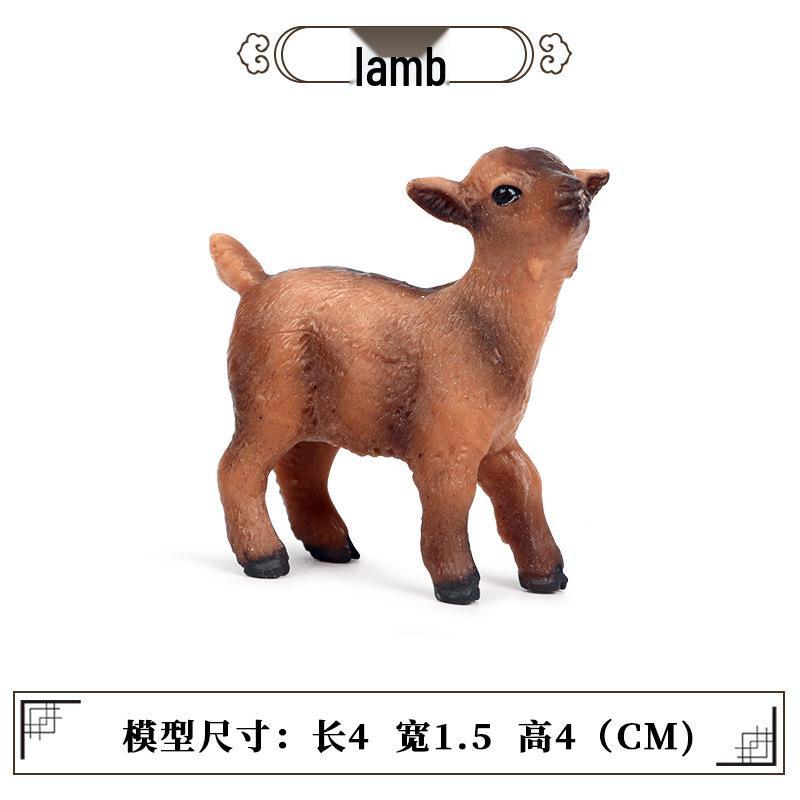 Children's Cognitive Animal Model Toy - Donkey Foal & Zebra Ornament