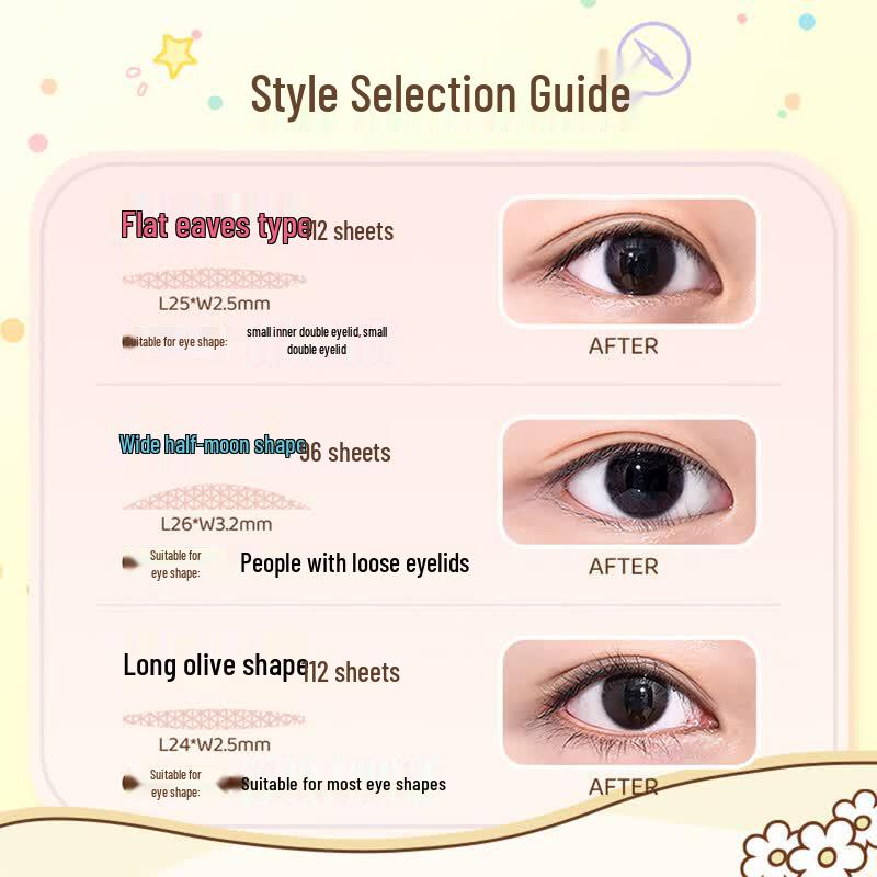 Suzhiran Invisible Single-Sided Double Eyelid Tape
