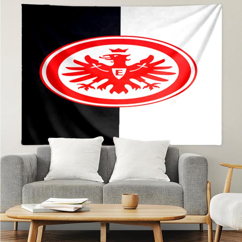 1PC Eintracht Frankfurt Crest Tapestry, Unique Design Tapestry, Suitable for Bedroom,Livingroom, Playroom,Heartwarming Holiday Gifts