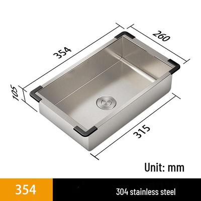 TLXT Edelstahl 304 Spülbecken-Einsatz