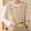 Waterproof Sleeveless Kitchen Apron - Oil-Proof, Hand-Wiping Vest-style Workwear for Cooking and Catering