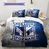 Set Biancheria da Letto con Fantasia Lech Poznań Copripiumino Federa Decorazione per la Casa Regalo (1 * copripiumino + 2 * federa, senza nucleo)