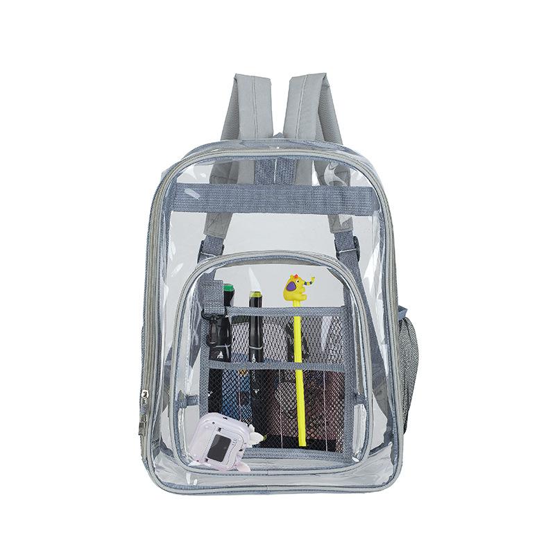 Neuer transparenter Rucksack Partner-Tasche Japanisch Wasserdicht Trendig Straße Persönlichkeit Koreanische Version Große Kapazität