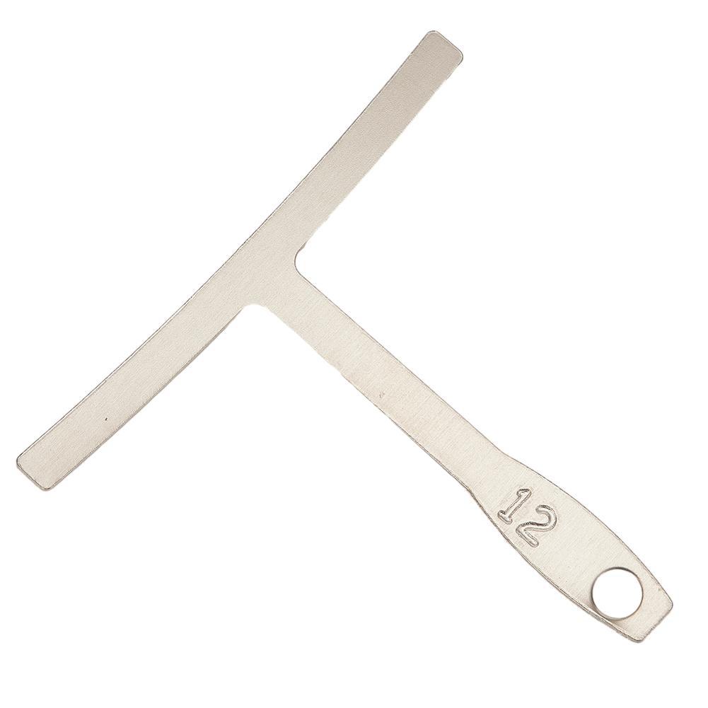 Riglă pentru înălțimea corzilor de chitară, set de rigle în formă de T pentru chitară, din plastic, din oțel inoxidabil