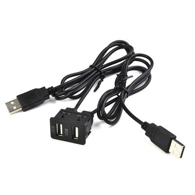 Adapter Cable Extension Accessories Car Dash Dual USB