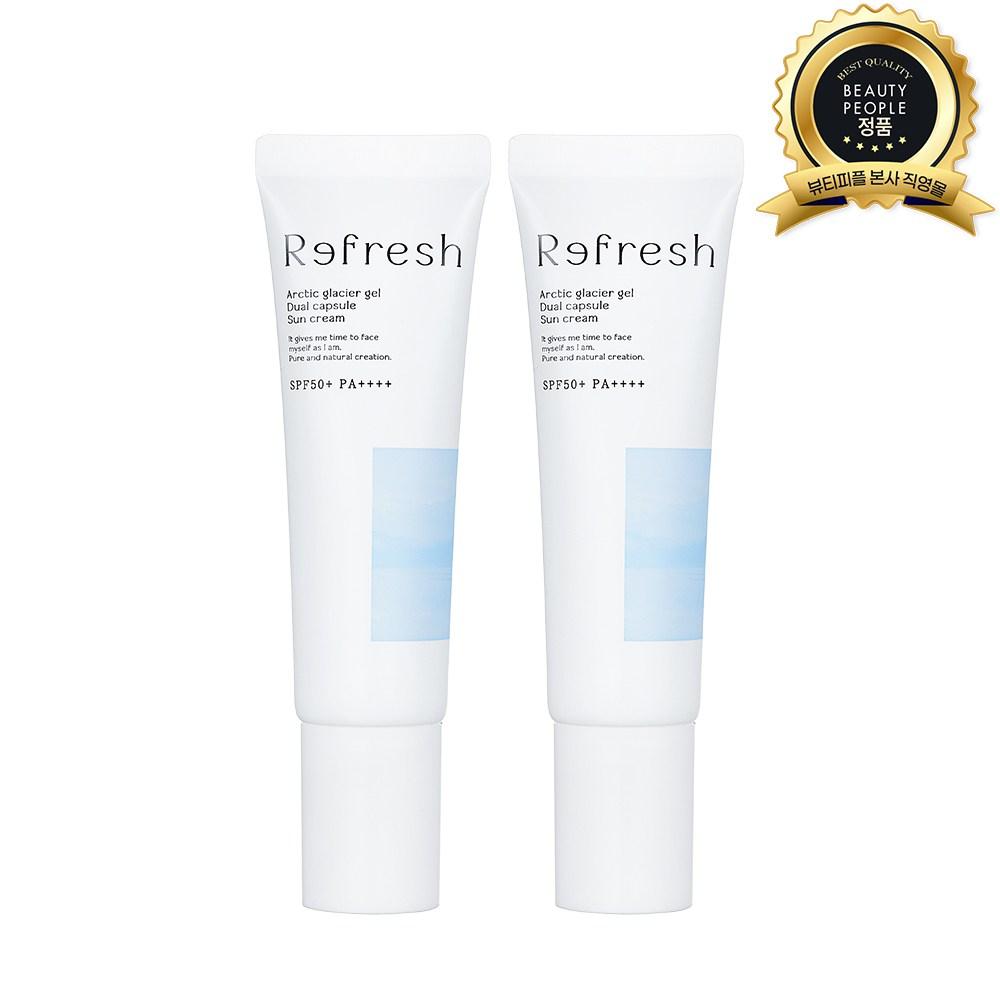 

Солнцезащитный крем Refresh Glacier Gel Dual Capsule 50 мл x 2SET, 50 мл, 2 шт.