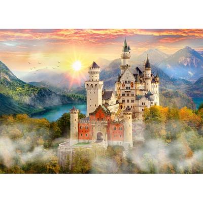 Sun&Tree Schloss Neuschwanstein Brilliant Sunset Jigsaw Puzzle HP1001, Koreanische beliebte Puzzles