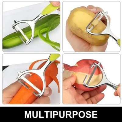 Multifunction Vegetable Peeler 2 In1 Stainless Steel Potato Carrot Grater Kitchen Accessories Cutter Fruit Vegetable Salad Tools
