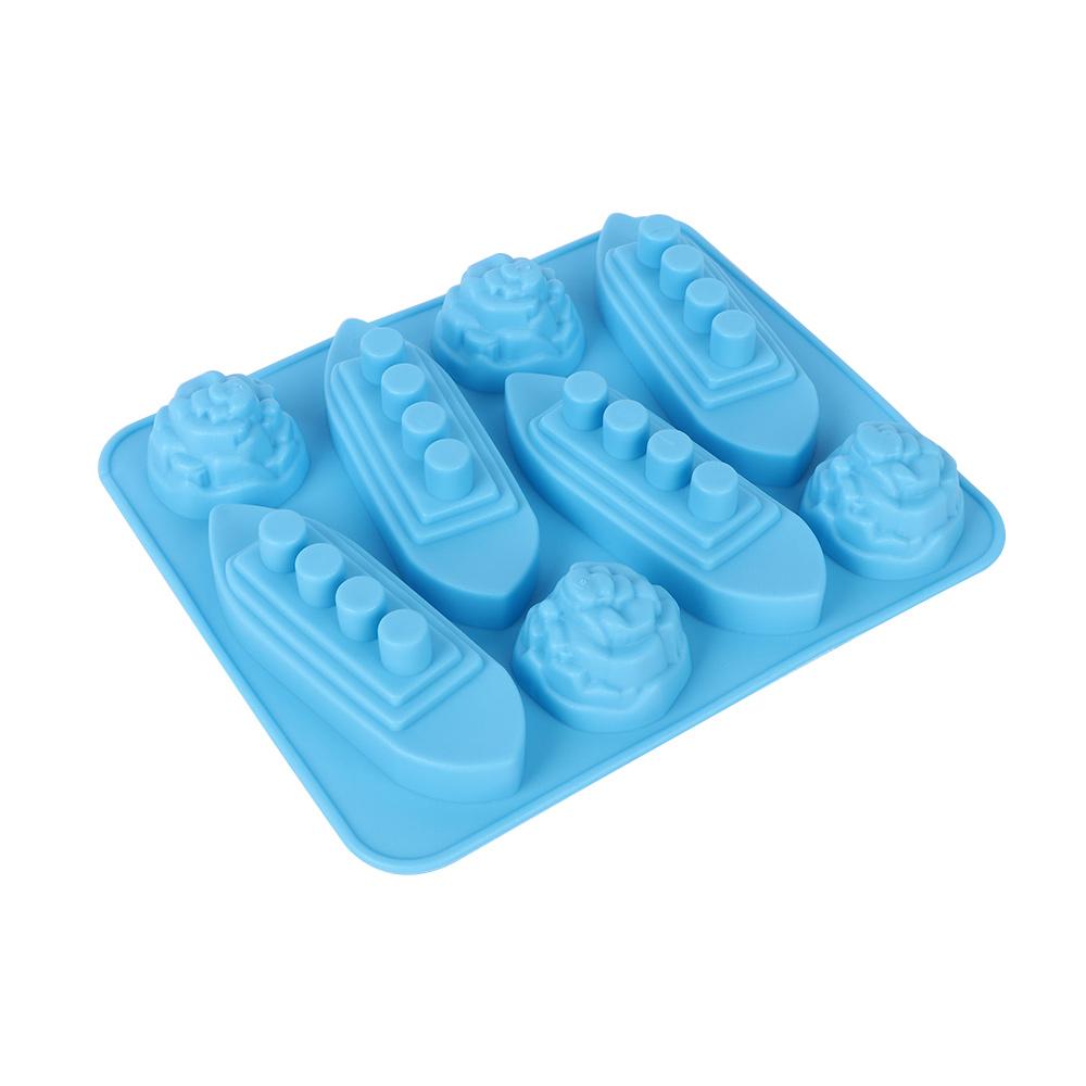 Cream Makers Summer Cake Mould Chocolate Titanic Shaped for Kitchen Ice Cube Trays Silicone Mold