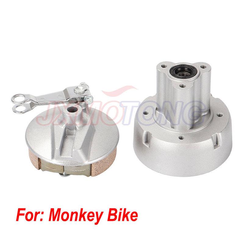 Rear Wheel Hub and Drum Brake Pads For Monkey Bike Z50 Z50R Z50A Z50J Z50JZ Z50GZ 8inch Wheel Rim
